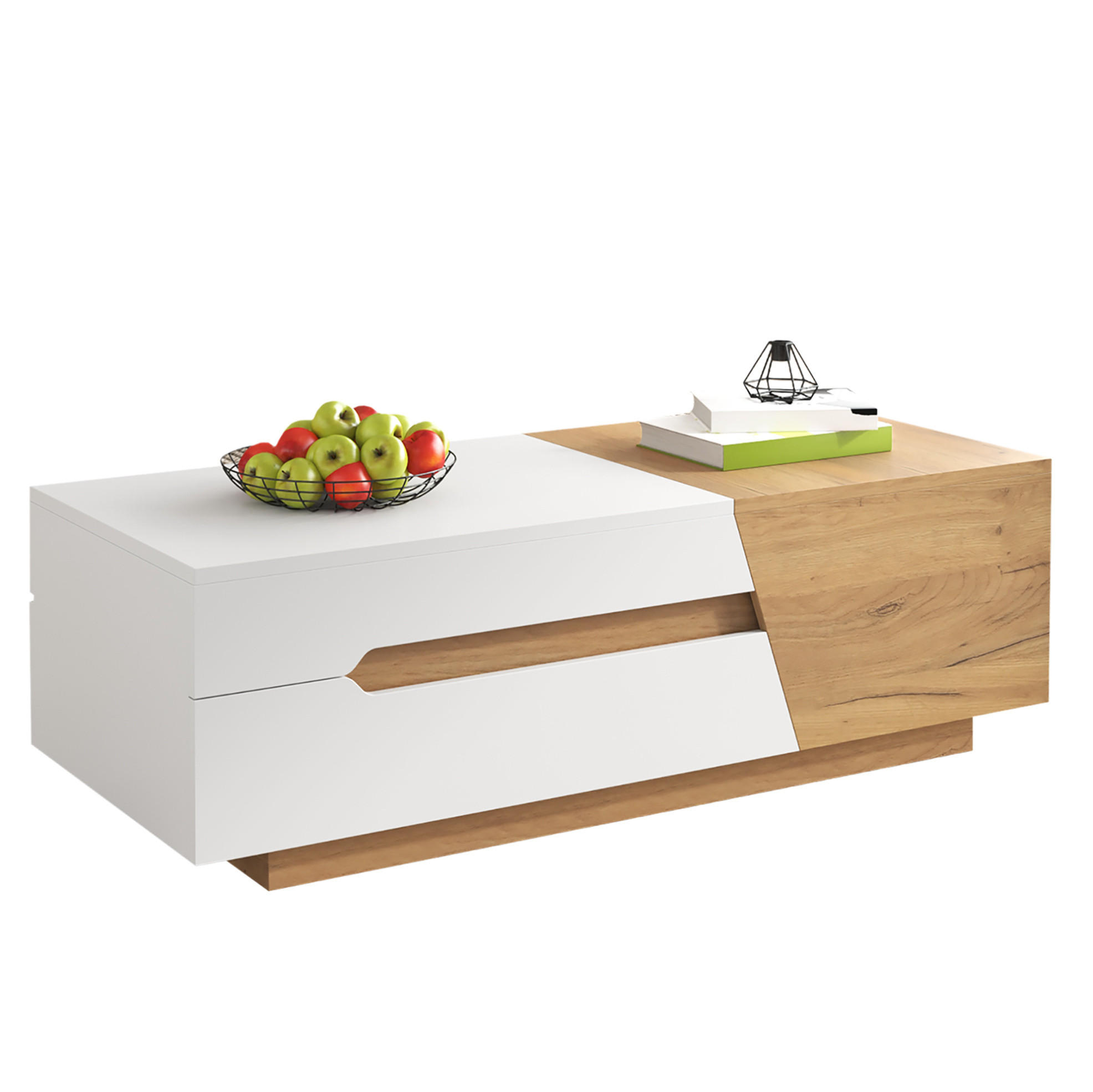 Okmyhome Couchtisch Natur 50x37.5x120 cm