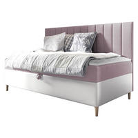 BOXBETT Maja Junior 2 - H3 - Weiß/Rosa, Holz (90/200cm) - MIRJAN24