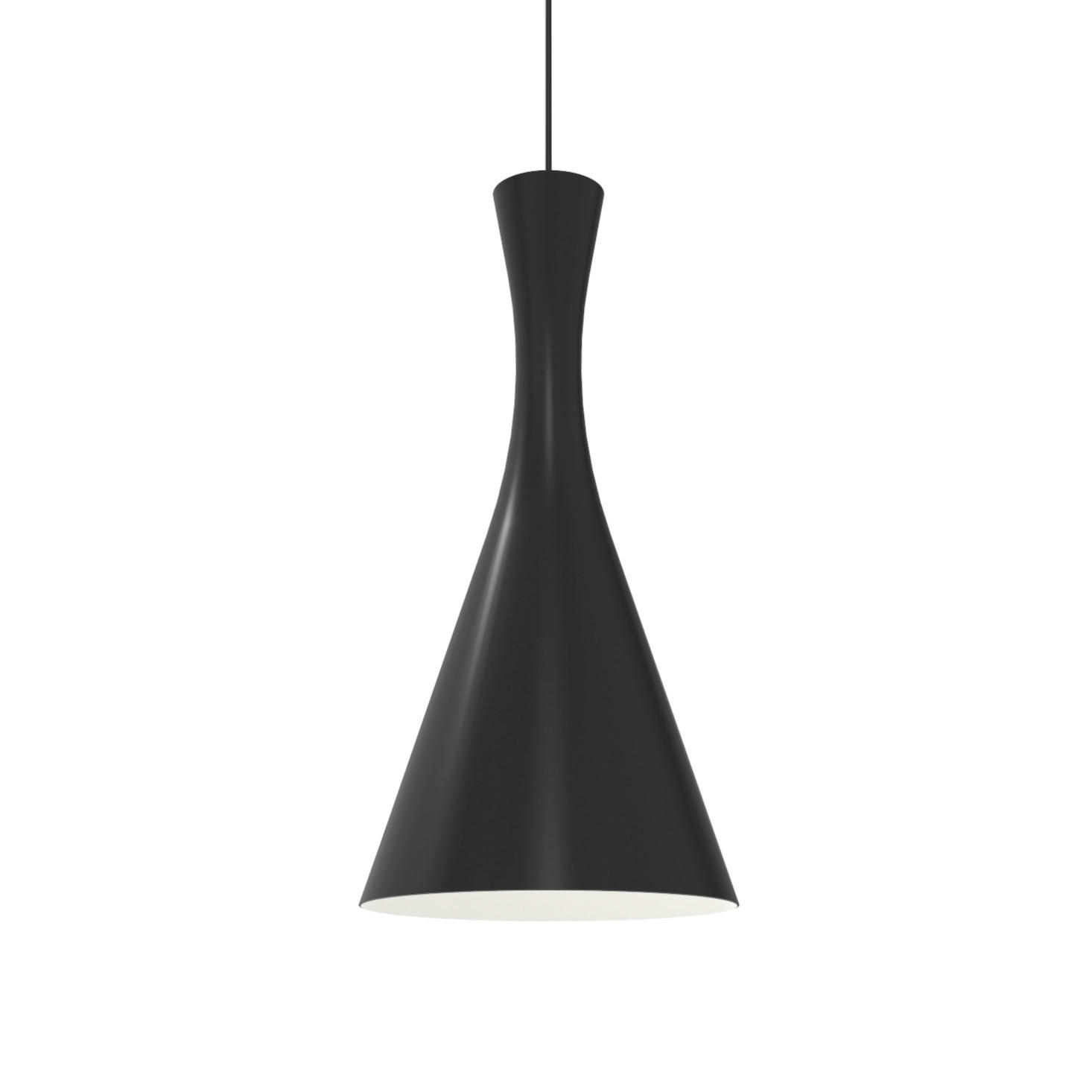 Lumicom Hängeleuchte Schwarz 30x120x30 cm