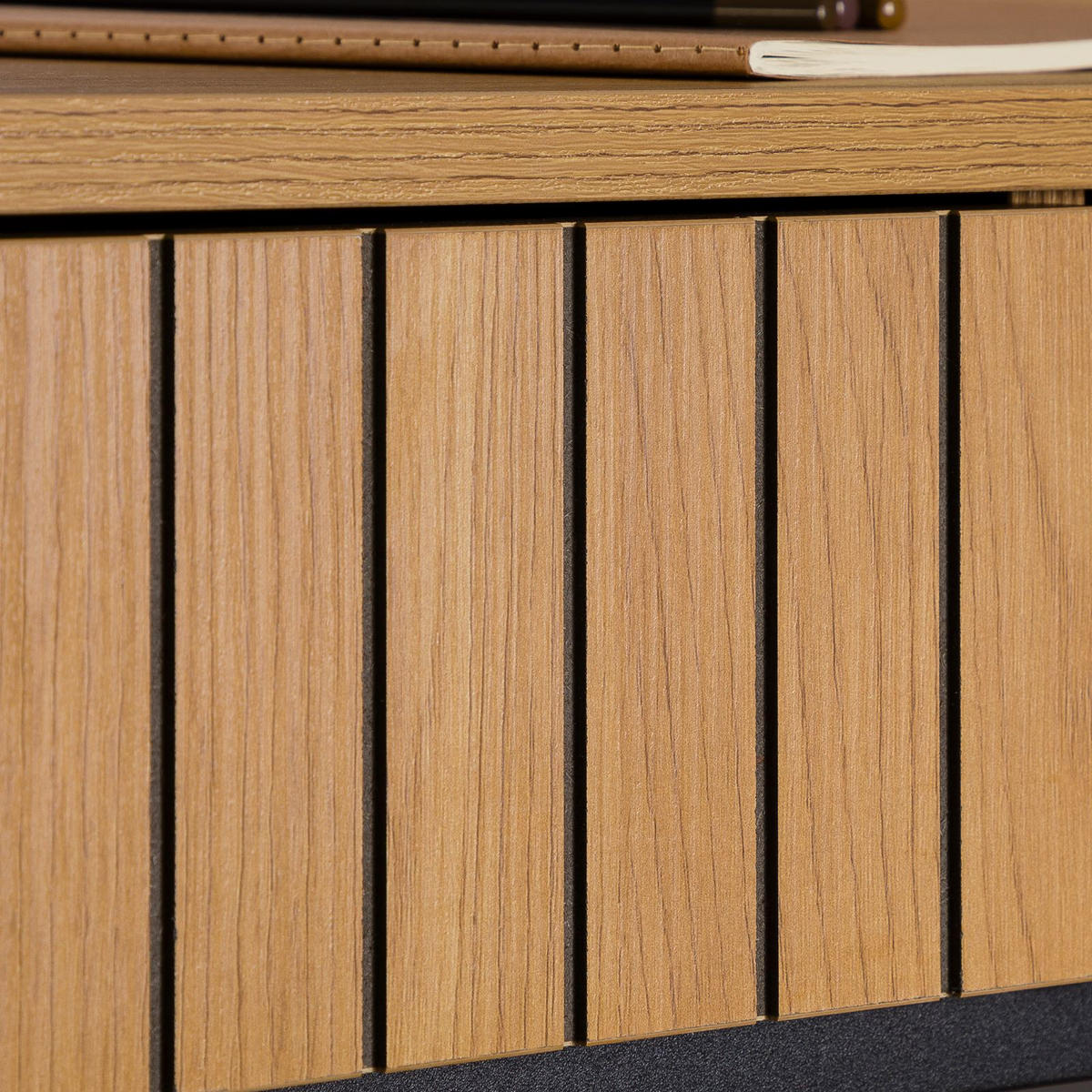 SCHREIBTISCH PALE - Schwarz, Holzwerkstoff/Metall (48/95/76cm) - IDIMEX