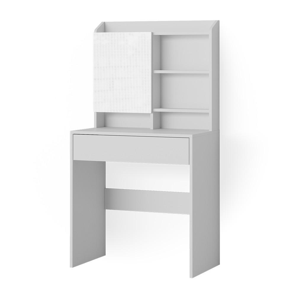 SCHMINKTISCH Laura Weiß 70 cm - Weiß, Holzwerkstoff (70/136/40cm) - Vicco