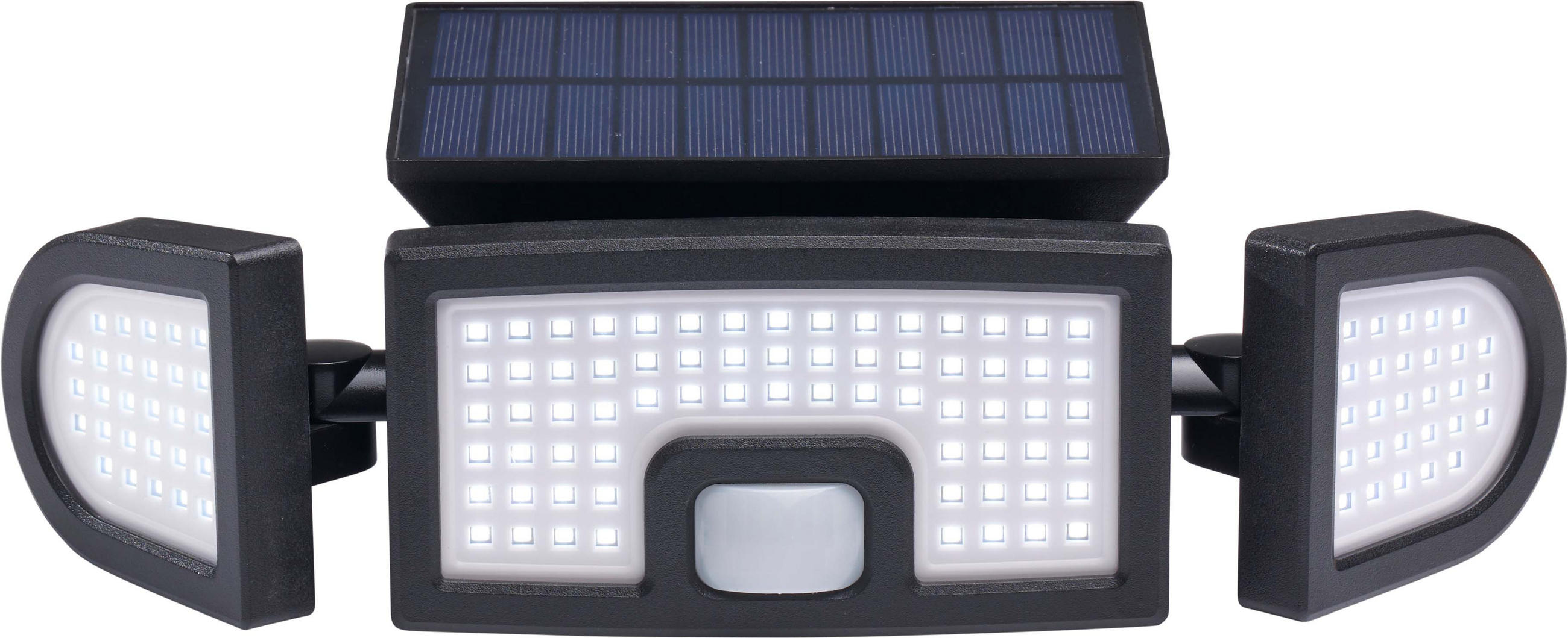 Northpoint Led-Solar-Strahler Schwarz 9x29x12.1 cm