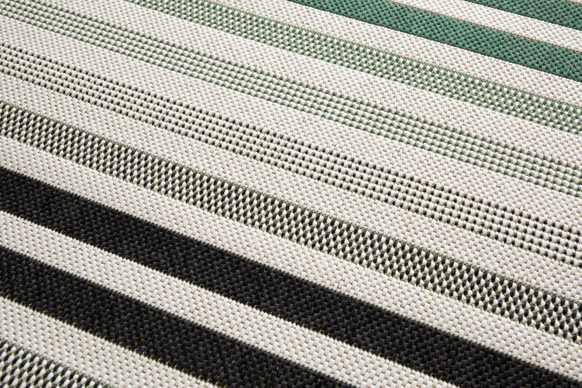 TEPPICH für Innen und Außen mit Rautenmuster grün - Grün, Textil (120/170cm) - AFK Living