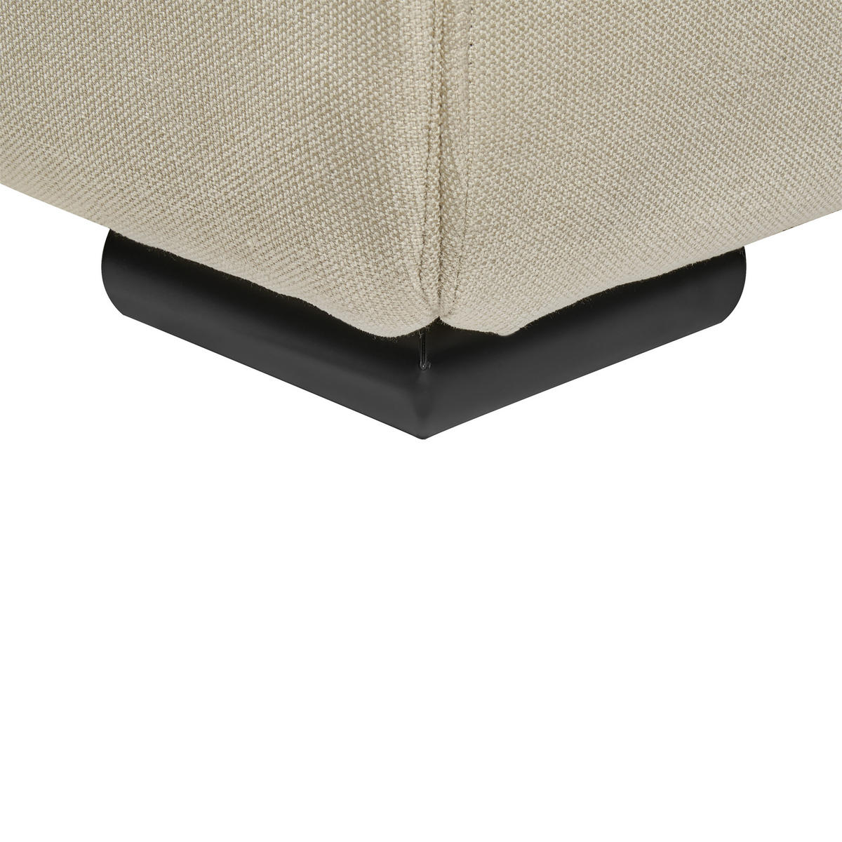 POLSTERBETT mit Lattenrost 180x200 cm Beige Roisel - Creme, Textil (180/200cm) - Beliani