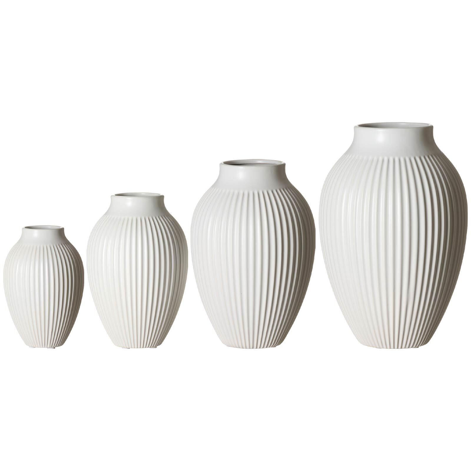 VASEN Alsta Weiß 4er Set - Weiß, Keramik (1cm) - Ritzenhoff Breker