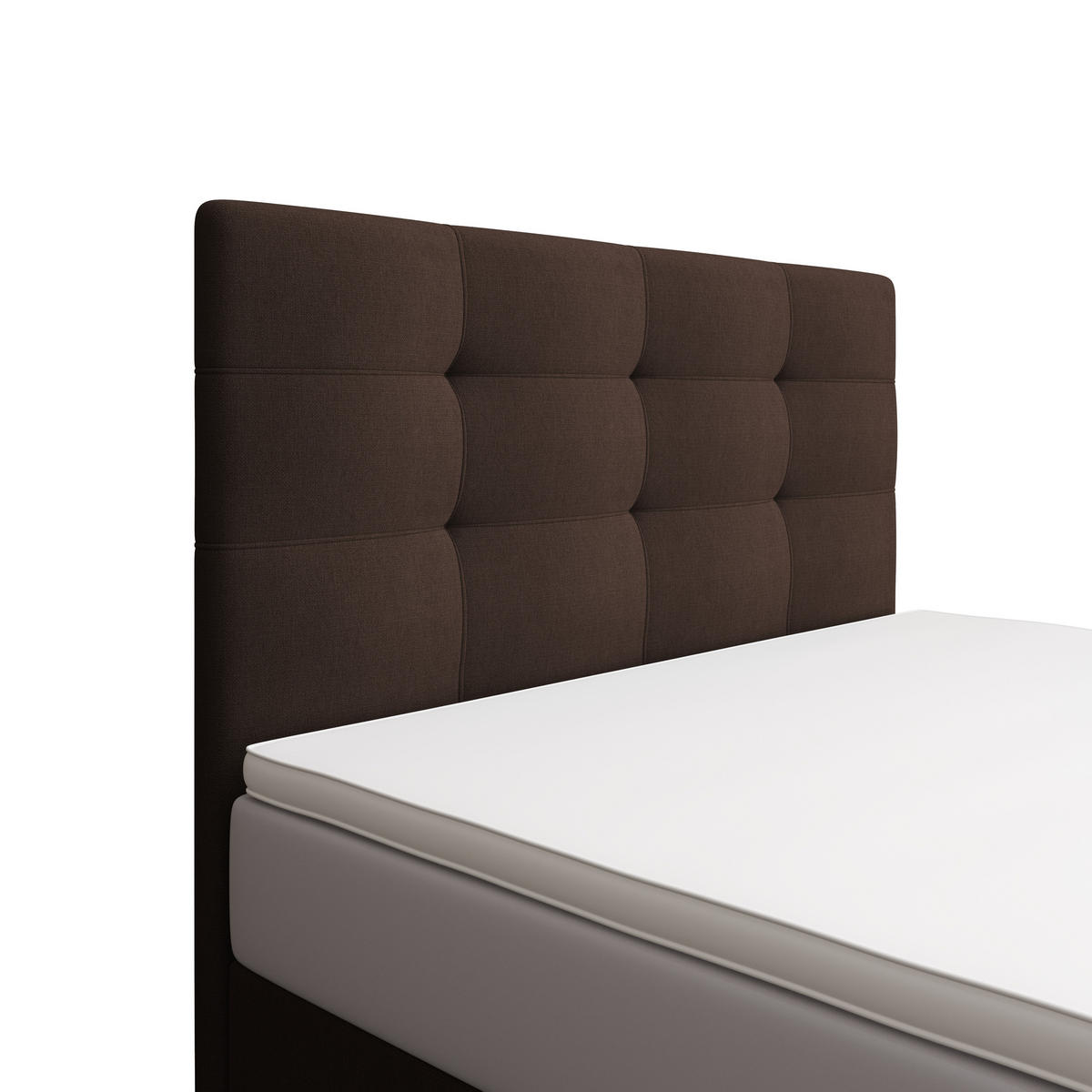 BOXBETT DUO 2 90x200 Cosmic 800, mit Matratze H3, Bonell und Topper, Dunkelbraun - Dunkelbraun, Holz/Kunststoff (90/200cm) - Bedante