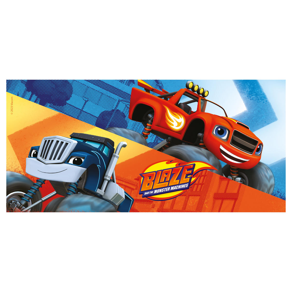 BECHER Blaze die Monster-Maschinen Monstertruck Mehrfarbig 320 ml - Multicolor, Keramik (0.32L) - United Labels