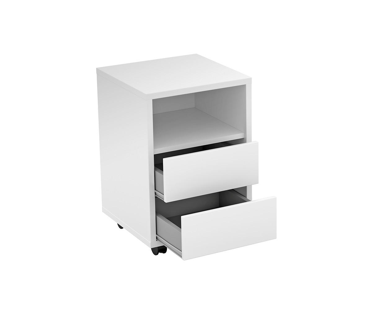 SCHREIBTISCH AMATO 130x50x75 cm Bürotisch Computertisch, Weiß - Weiß, Holzwerkstoff (50/130/75cm) - MASSENO