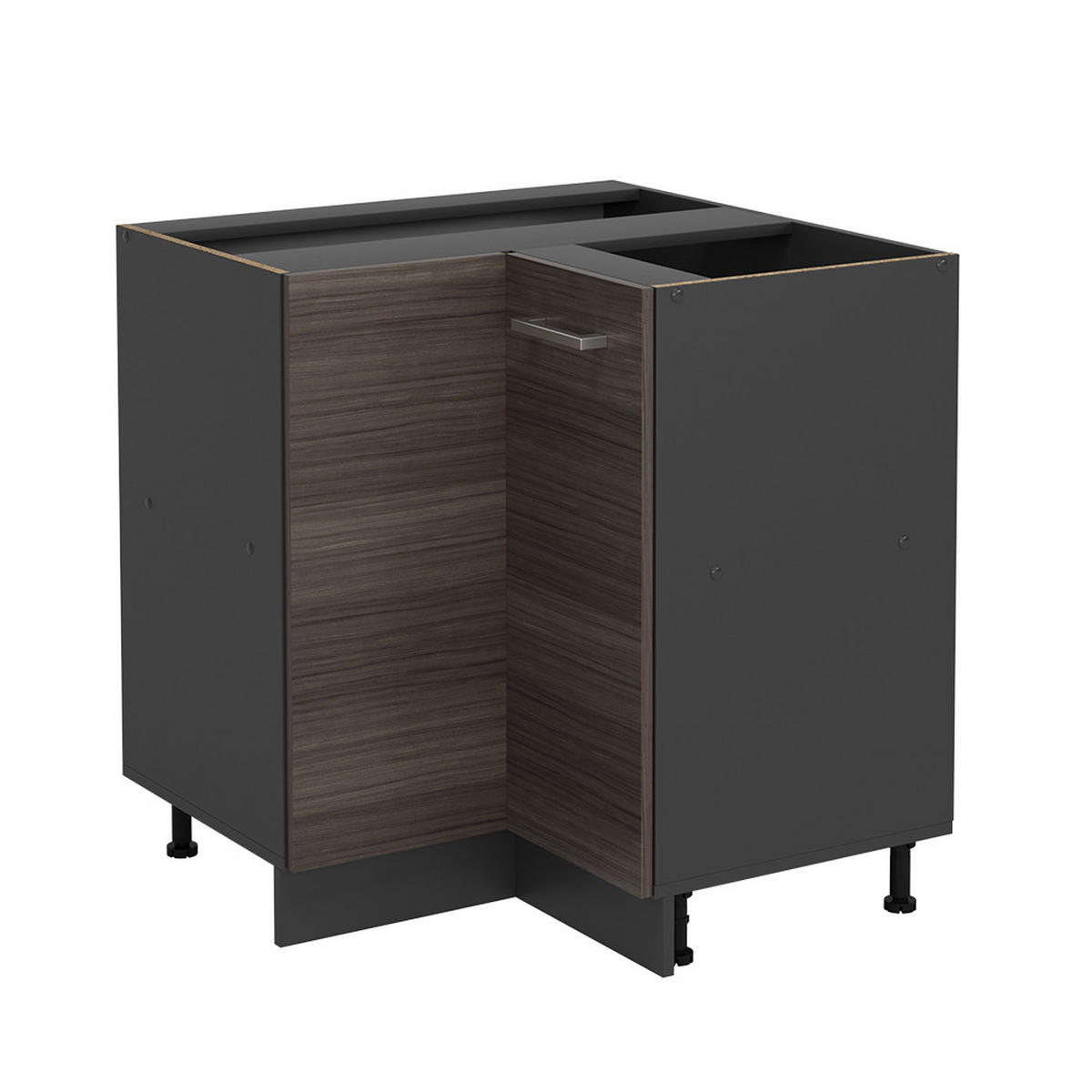 Anthrazit/Grau, Holzwerkstoff (75.6/81.6/46cm) - Vicco