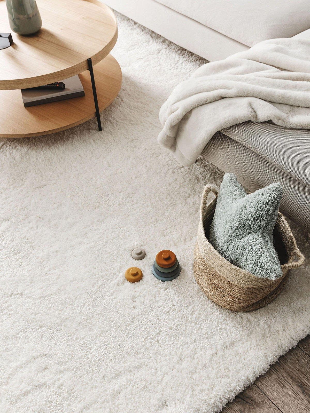 HOCHFLORTEPPICH Cloudy Cream 200x300 cm - Creme, Textil (200/300cm) - benuta Nest