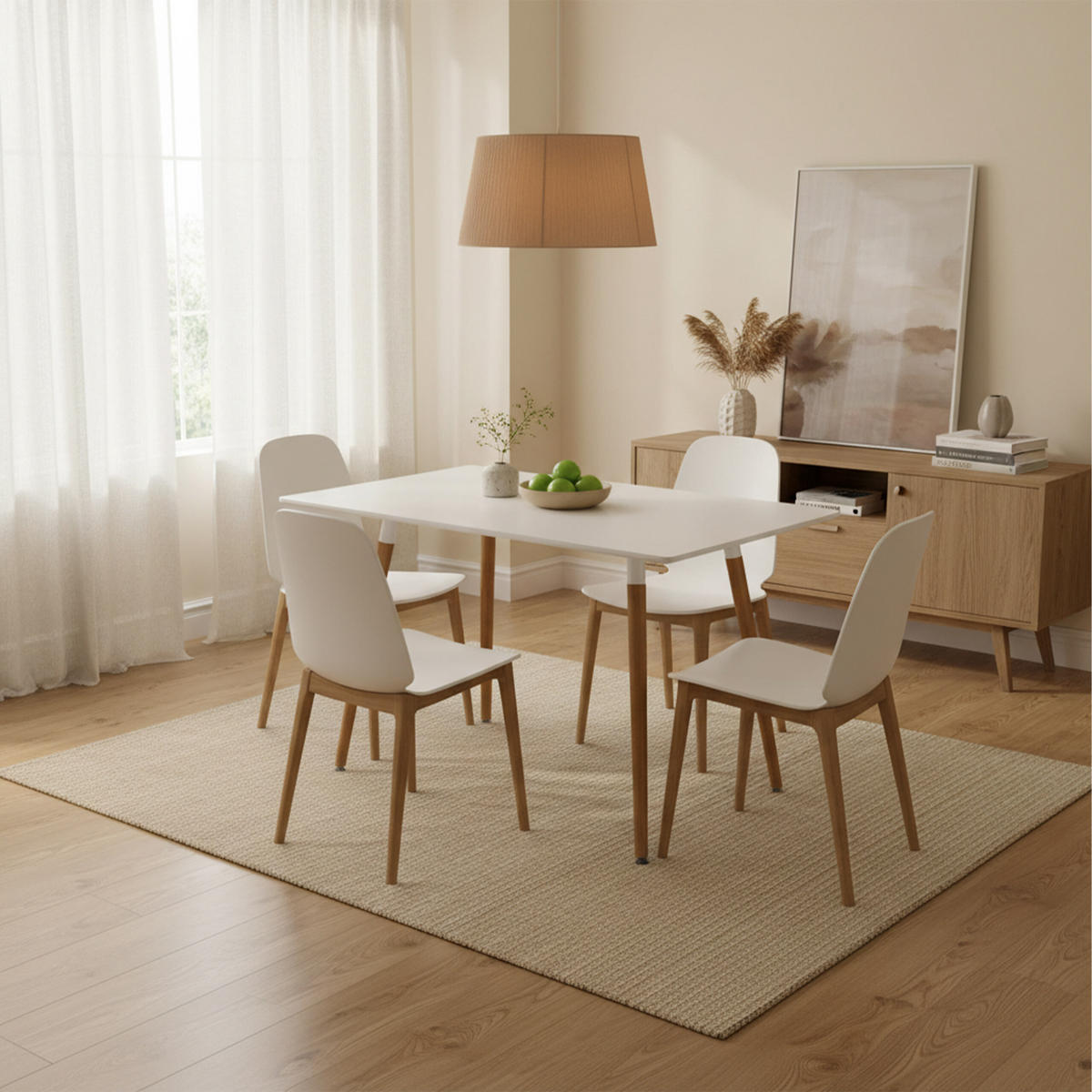 JÍDELNÍSTŮL - různobarevná, kov/dřevo (70/110/75cm) - Relaxdays