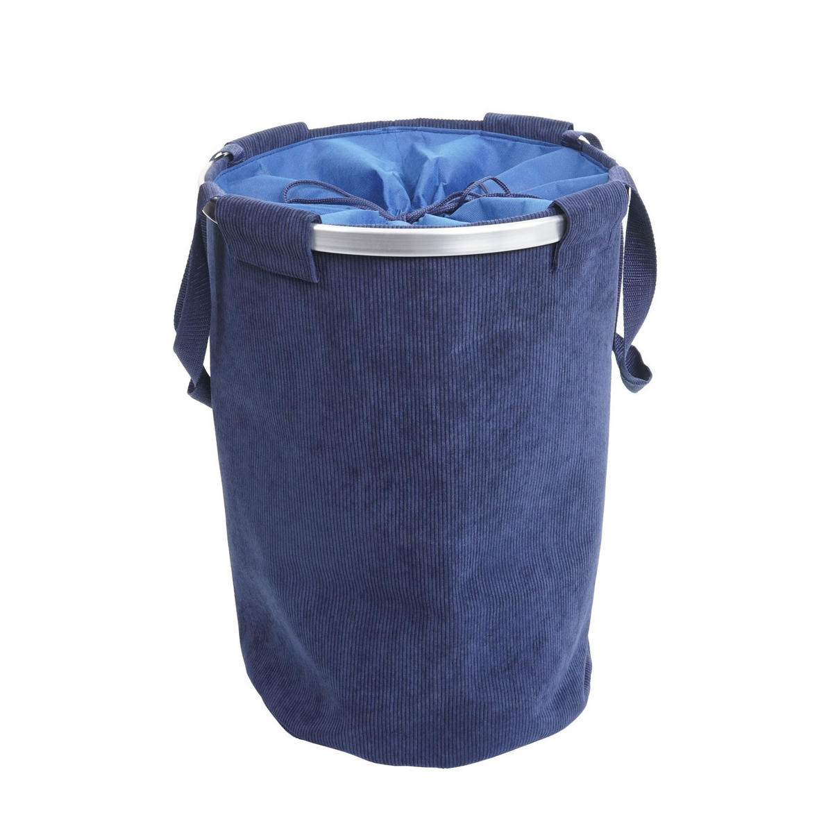 KOŠ NA PRÁDLO Modrý - modrá, textil (39/55/39cm) - MCW