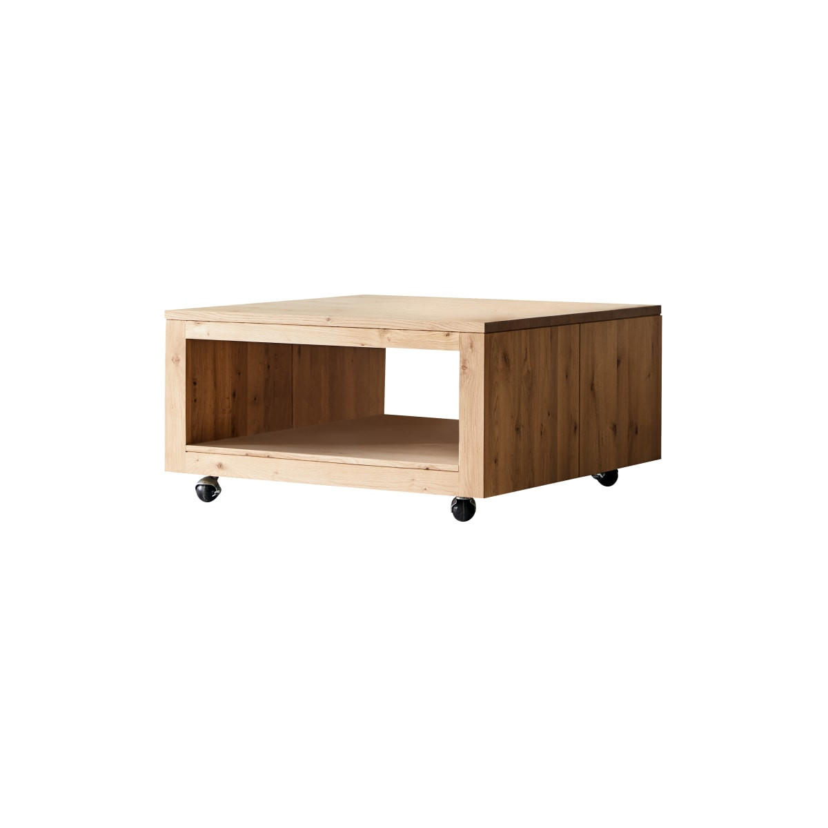 COUCHTISCH Anoa Natur aus Eiche - Naturfarben, Holz (80/80/41cm) - Tikamoon