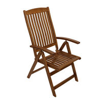 KLAPPSESSEL Menorcaaus Akazienholz, 5-fach verstellbar - Braun, Holz (60/110/47cm) - TPFGarden