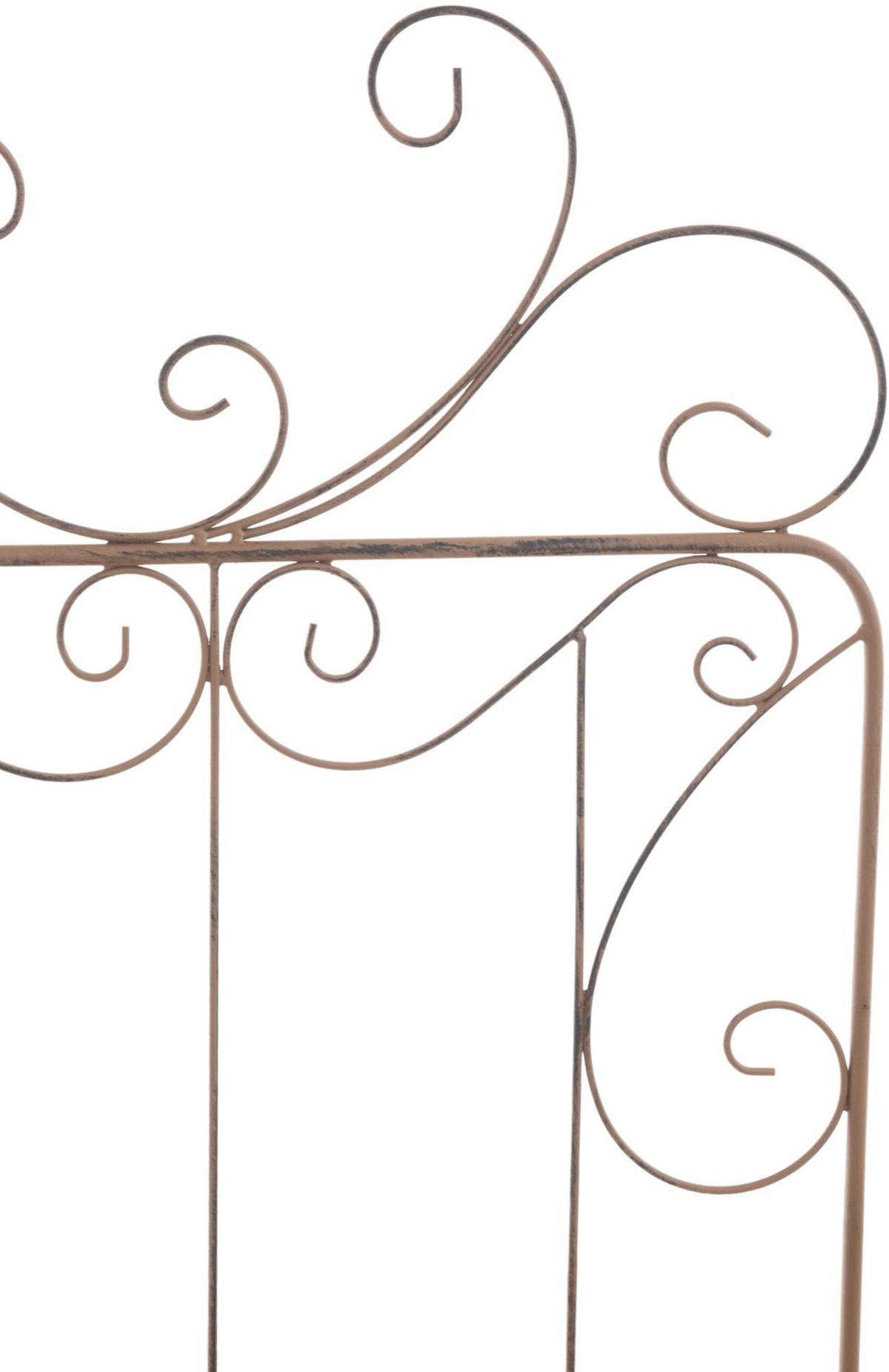 RANKGITTER Joris 99x2x133cm Metall Antik-Braun Rankhilfe - Braun, Metall (99/133/2cm) - DELUKE