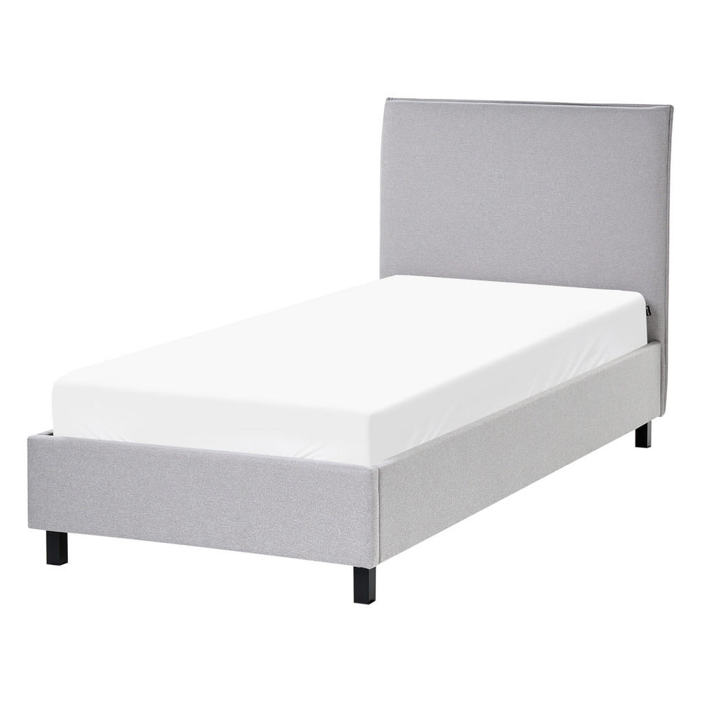 PAT cu somieră 90/200 cm textil gri deschis Sennez
