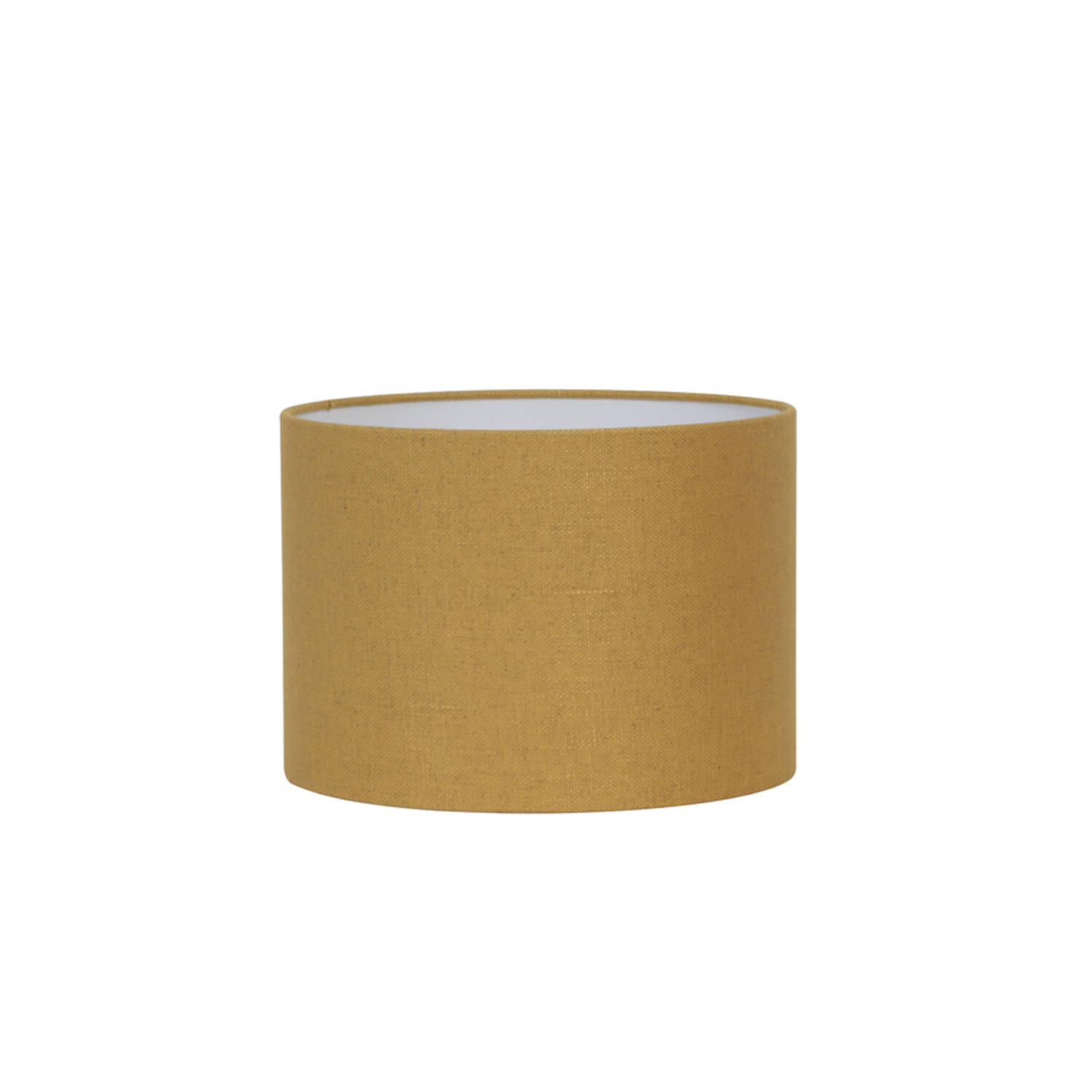 LAMPENSCHIRM LIVIGNO Ø30cm, Ocker/Gelb - Gelb, Textil (30/30/21cm) - Light & Living