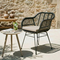 GARTENSTUHL PARAMO - Schwarz, Textil/Metall (61/82/57cm) - IDIMEX