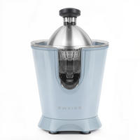 ZITRUSPRESSE ZEST6, Blau, tropffreier Ausgießer, leistungsstarker Gelenkarm, 160 W - Blau, Metall (18.5/29/25cm) - SWEISS