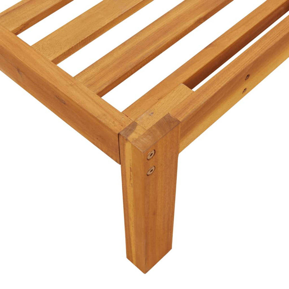 GARTEN-MITTELSOFAS Aus Paletten 2 Stk. Massivholz Akazie - Braun, Holz (92/68/120cm) - vidaXL