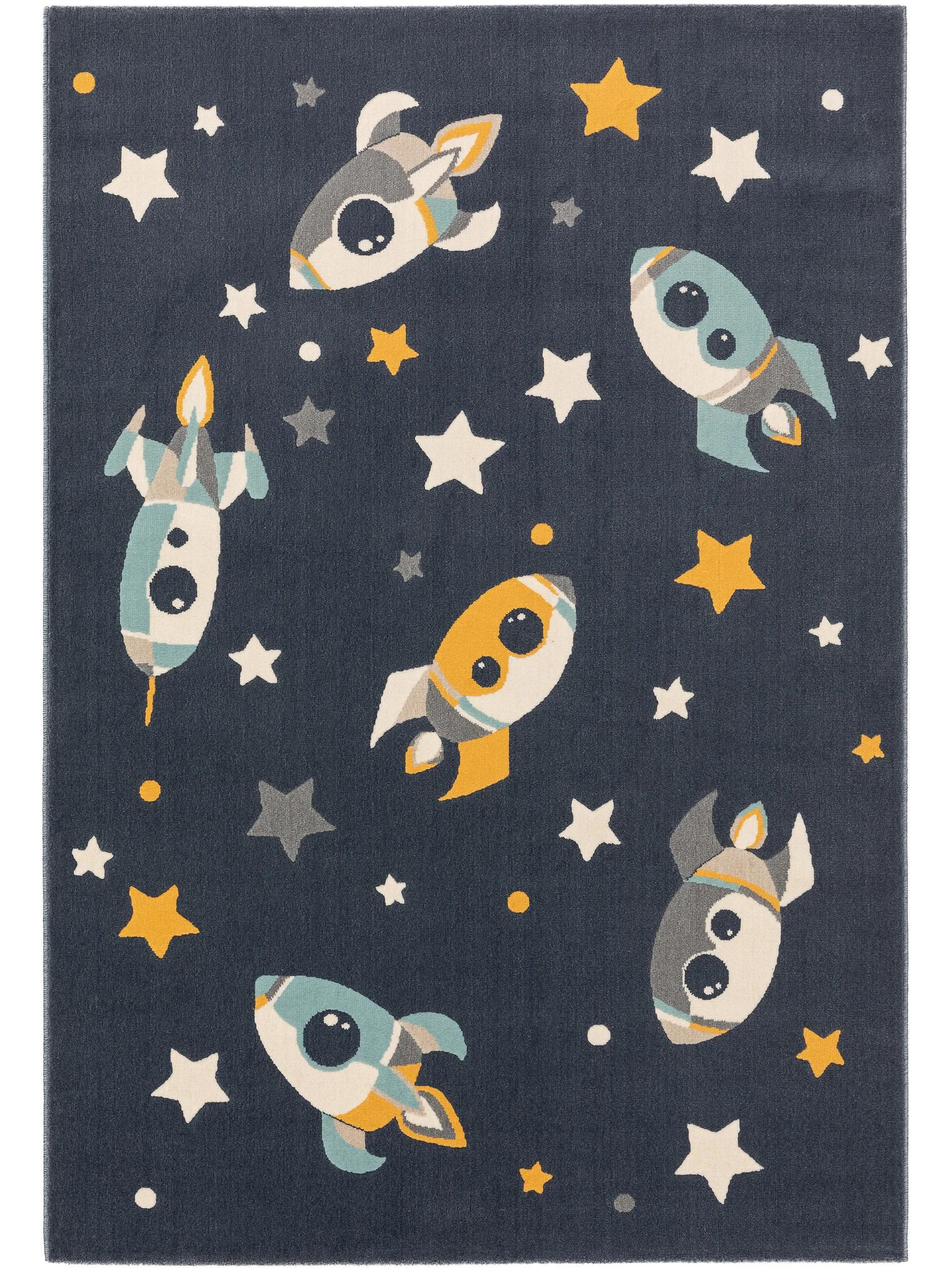 KINDERTEPPICH Apollo Blau 160x230 cm - Blau, Textil (160/230cm) - Lytte
