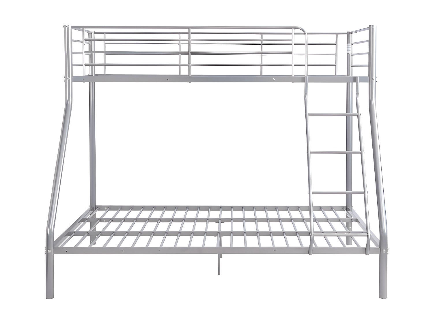 ETAGENBETT - 3 Personen - Metall - Silberfarben - - Silberfarben, Metall (140/190cm) - Vente-Unique