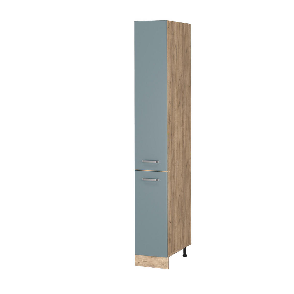 APOTHEKERSCHRANK R-Line Blau-Grau 30 cm - Honigeiche/Eiche Wotan, Holzwerkstoff (30/206.8/57.2cm) - Vicco