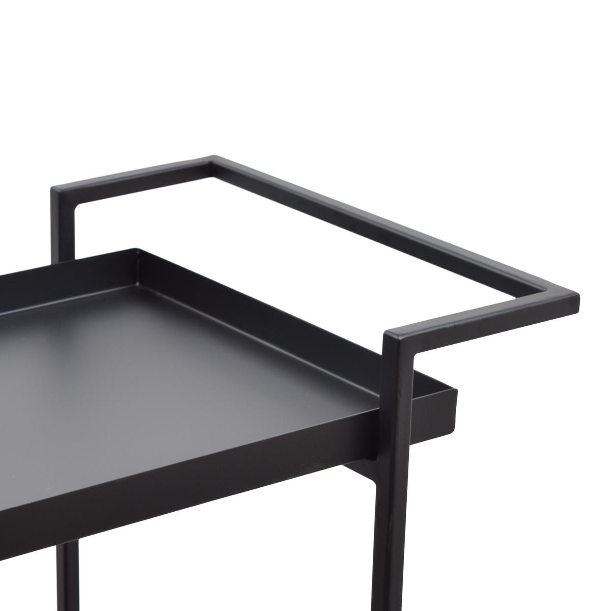 KÜCHENWAGEN James Schwarz - Schwarz, Metall (38/60/54cm) - LOFT42