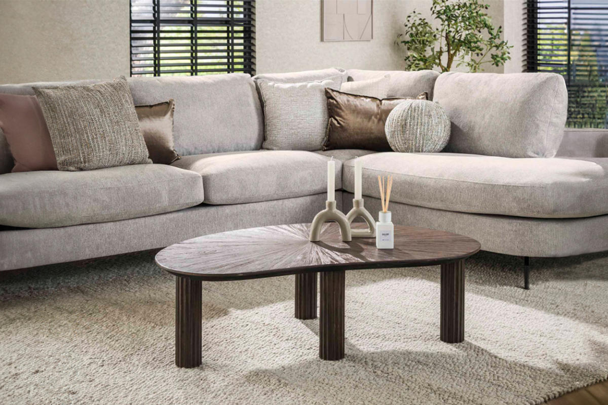 COUCHTISCH INKA Braun Teakholz - Braun, Teakholz/Holz (110/68/36cm) - KAWOLA