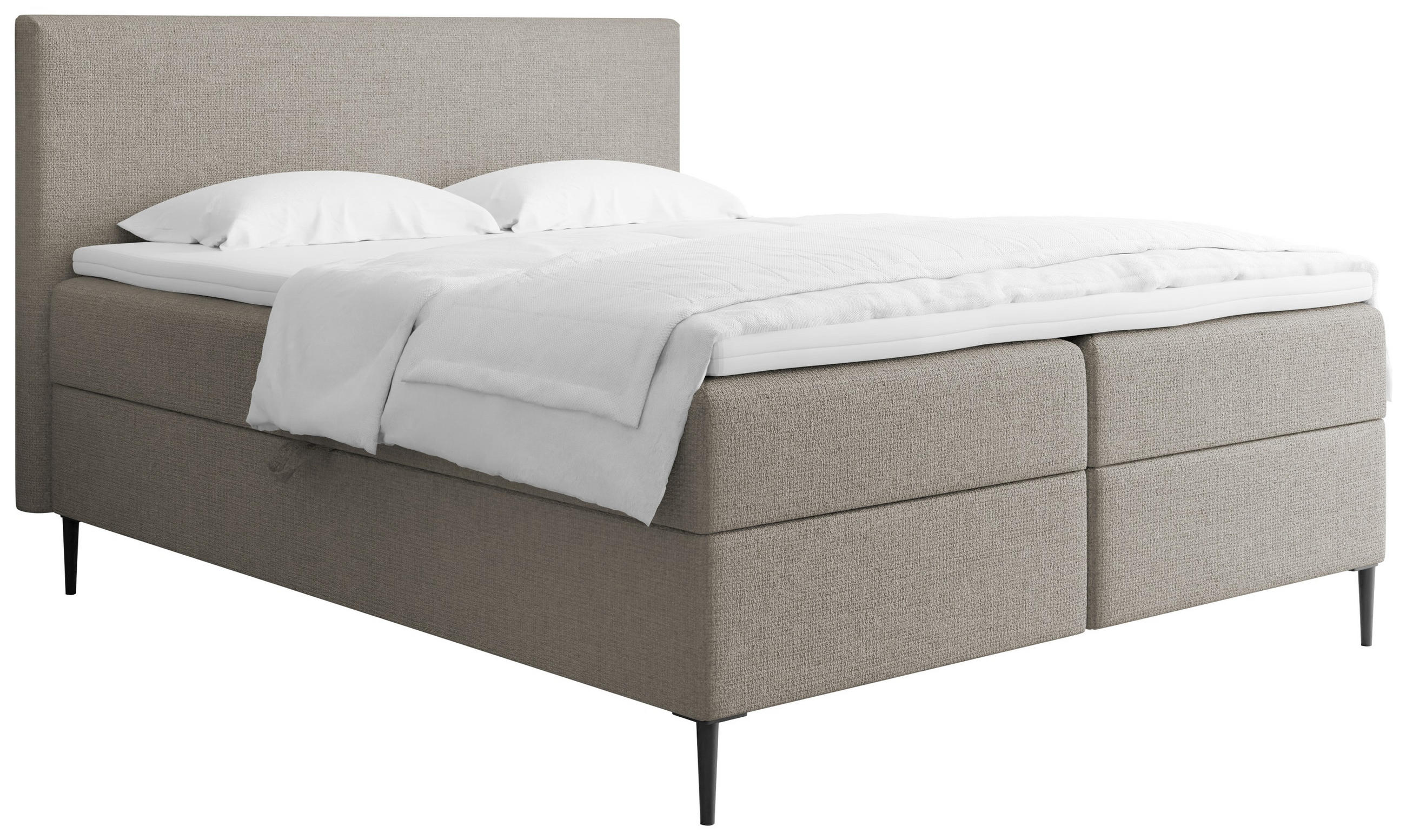 WFL Group Boxbett Taupe 160x200 cm
