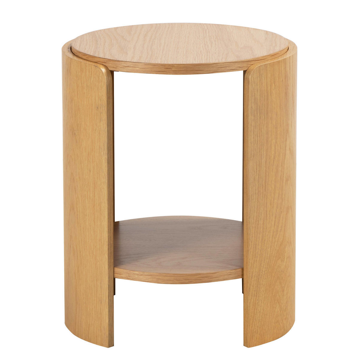 HOME24 Beistelltisch Moncure - Eichefarben, Holzwerkstoff (40/40/50cm) - home24