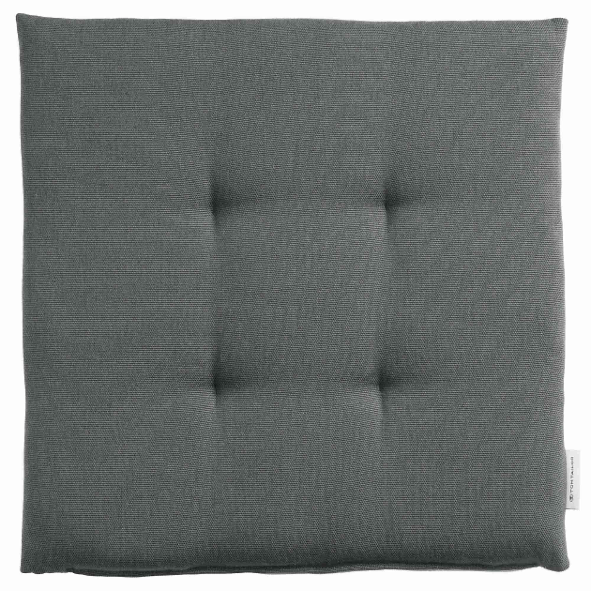 SITZKISSEN DOVE CHAIRPAD - Grau, Textil (40/40/2cm) - Tom Tailor
