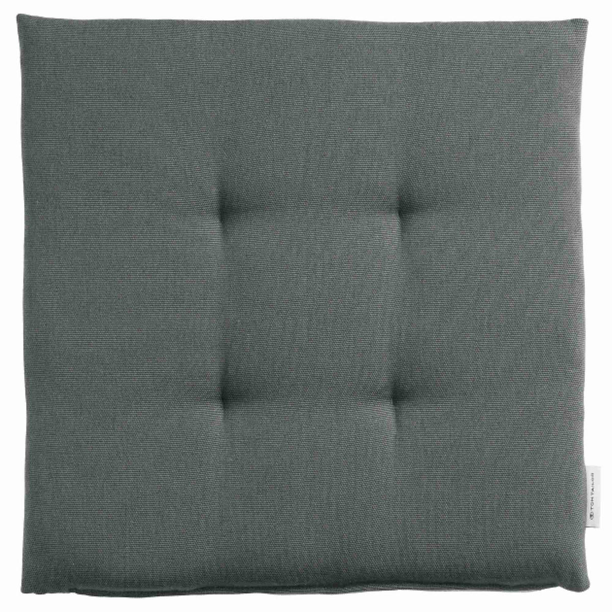 SITZKISSEN DOVE CHAIRPAD - Grau, Textil (40/40/2cm) - Tom Tailor