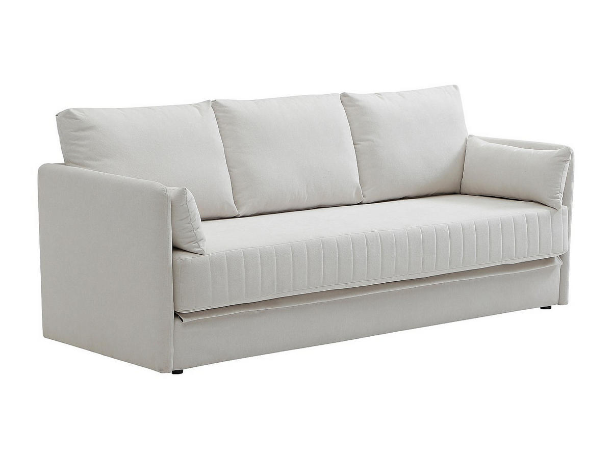 SCHLAFSOFA - 3 Personen - Stoff - Beige - - Beige, Textil (204/84/82cm) - Vente-Unique