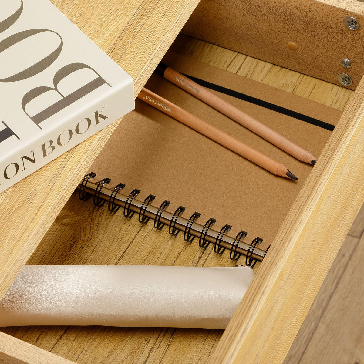 NACHTTISCH ANNE hängend - Wildeiche, Holzwerkstoff (42/14/30cm) - CARO-Möbel