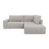 SOFA - 5 Personen - stoff - grau Loriona - Grau, Kunststoff/Textil (275/90/205cm) - Vente-Unique