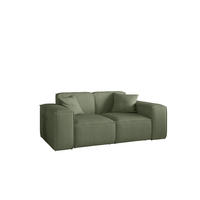 SOFA Celes Premium 2-sitzer Stoff Scala - Jadegrün, Holzwerkstoff/Textil (186/73/88cm) - Fun Möbel