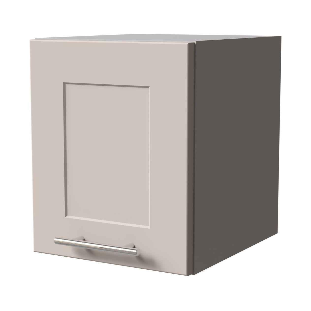 KLAPPHÄNGESCHRANK Oslo W4B/30 Kaschmir Matt / Grau 30 / 32,5 / 36cm - Kaschmir/Grau, Holz/Holzwerkstoff (30/36/32.5cm) - Feldmann-Wohnen