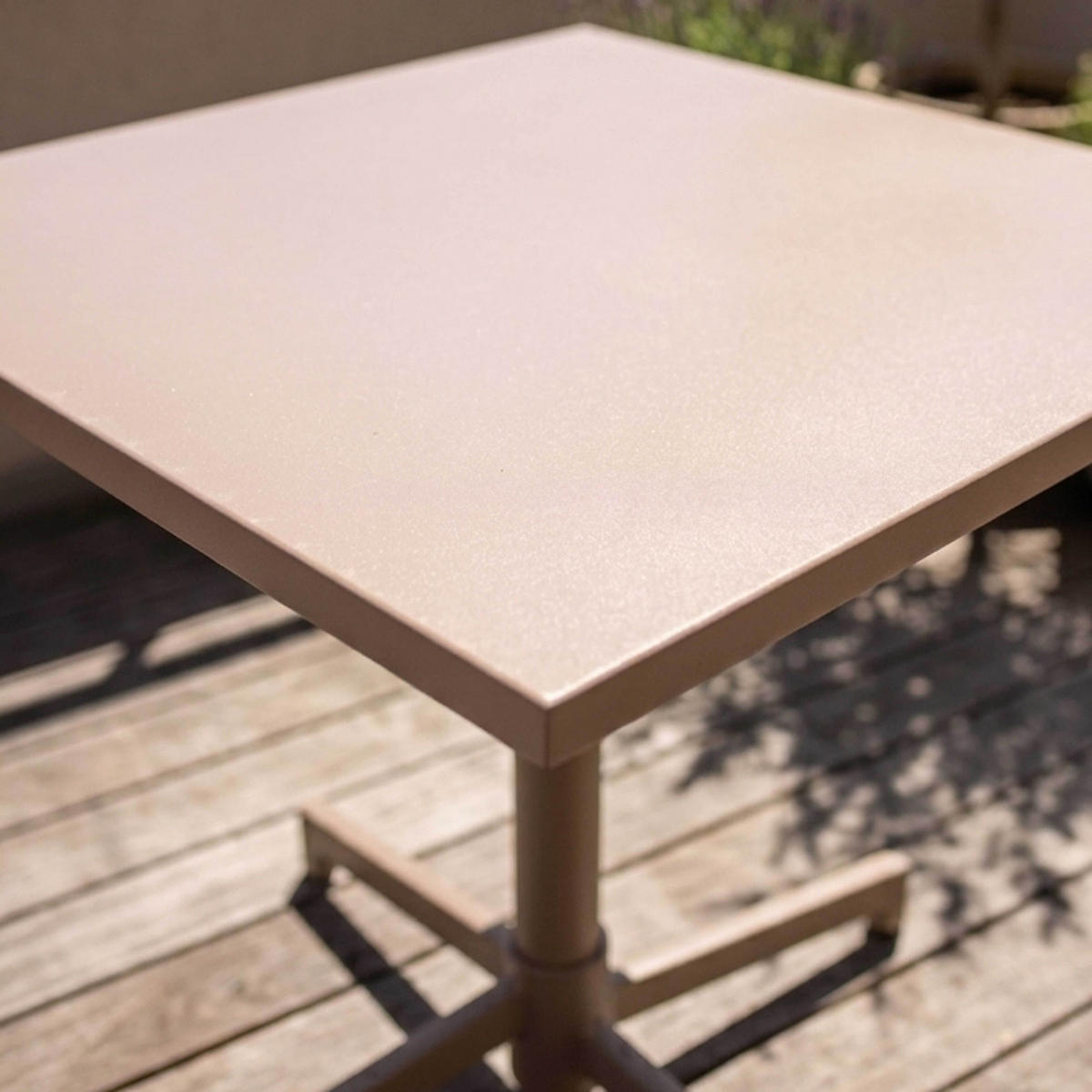 GARTENSET 3-tlg., Taupe - Taupe, Metall - Oviala