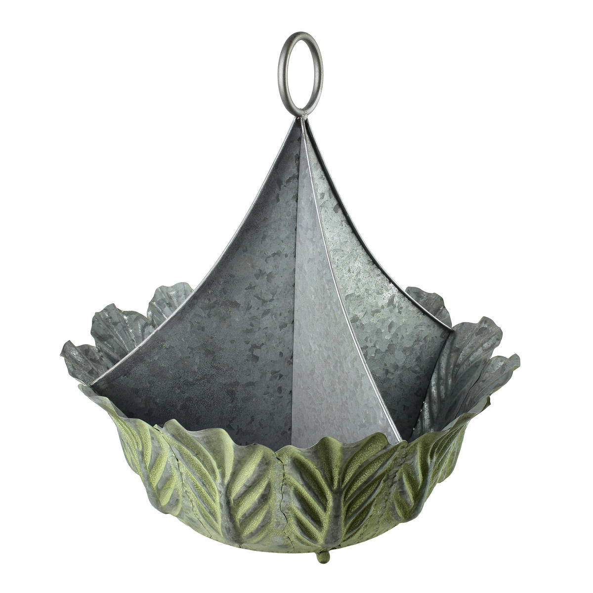 BLUMENTOPF Marina Grün 40/40/45 cm Metall - Grün, Metall (40/45/40cm) - Mondex