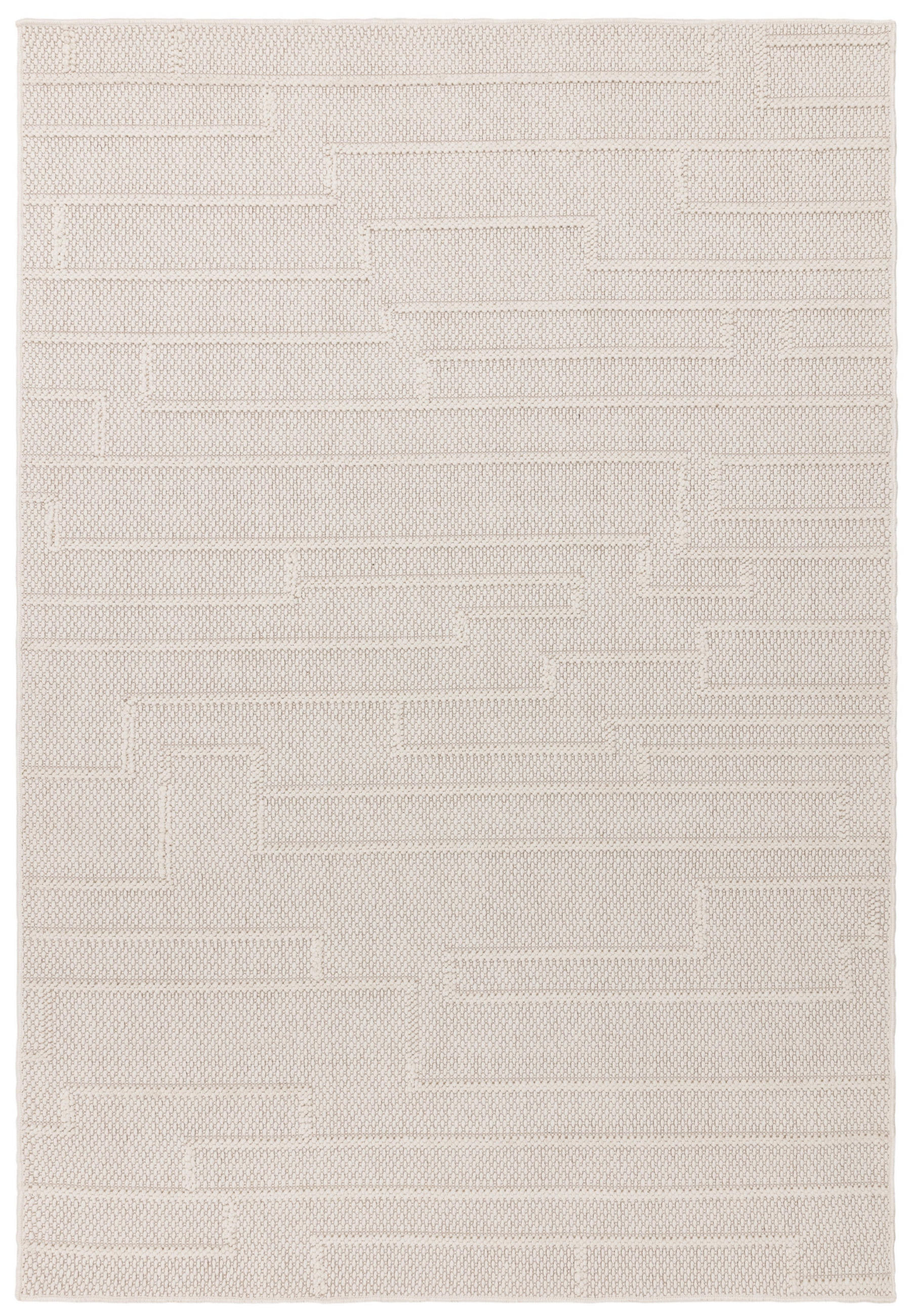TEPPICH modern Wohn-/Schlafzimmer CANT Beige 80 x 150 cm - Beige, Textil (80/150cm) - Novatrend