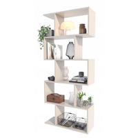 BÜCHEREGAL BASK Kaschmir 76,4/28/176 cm - Kaschmir, Holzwerkstoff (76.4/176/28cm) - Matkam Möbel