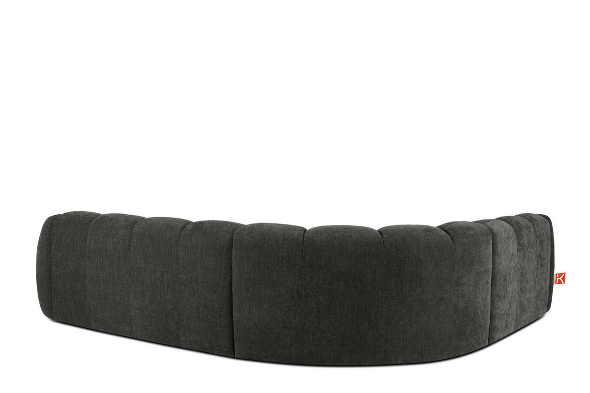 ECKSOFA LINKS FLAVA, Graphitfarben - Graphitfarben, Holz/Holzwerkstoff (310/270cm) - KONSIMO®