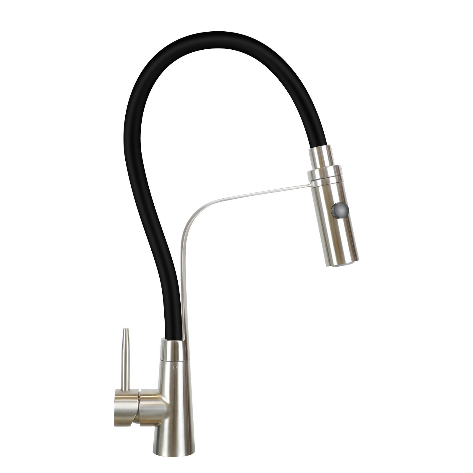 WASCHTISCHARMATUR Stromirki 5/46.5/17.5 cm - Schwarz, Metall (5/46.5/17.5cm) - ZMH