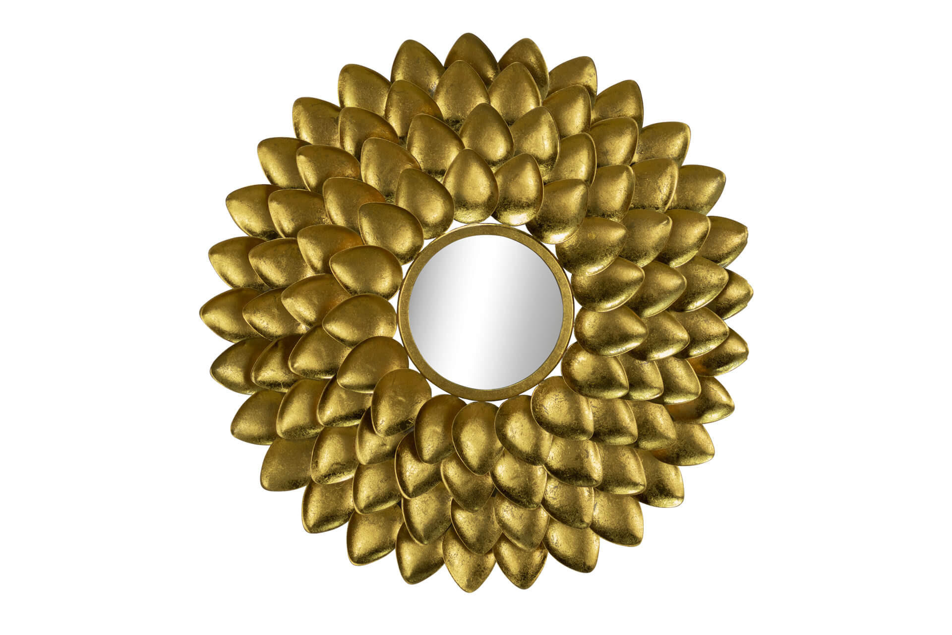 WANDSPIEGEL Gold 74,5/75 cm - Goldfarben, Metall (5.21/75/4cm) - KUNSTLOFT