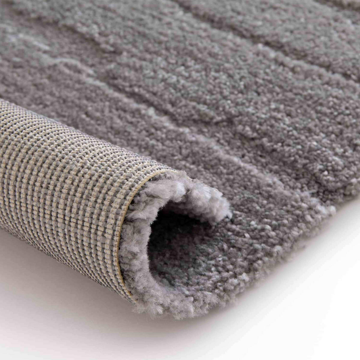 TEPPICH, Grau - Grau, Textil (160/230cm) - Oviala