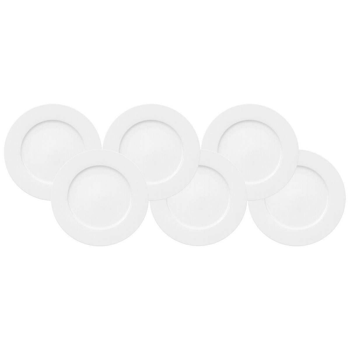 GOURMETTELLER Royal weiß ø 30.0 cm 6er Set - Weiß, Keramik (30cm) - Villeroy & Boch