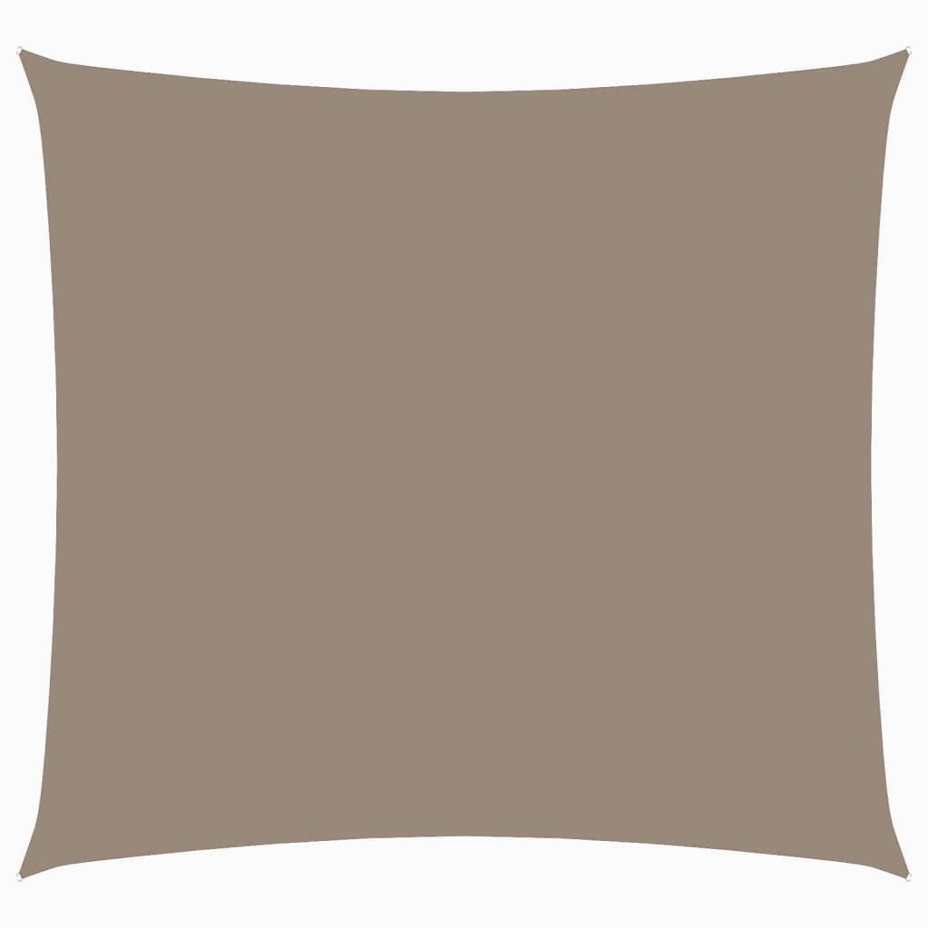 SONNENSEGEL Oxford-Gewebe Quadratisch 6x6 m Taupe - Taupe, Textil (600/600cm) - furnicato