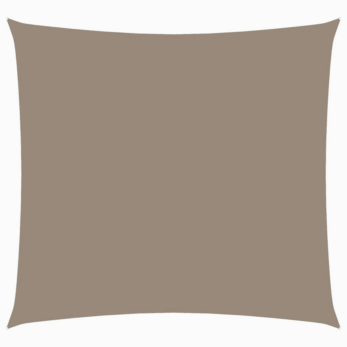 SONNENSEGEL Oxford-Gewebe Quadratisch 6x6 m Taupe - Taupe, Textil (600/600cm) - furnicato