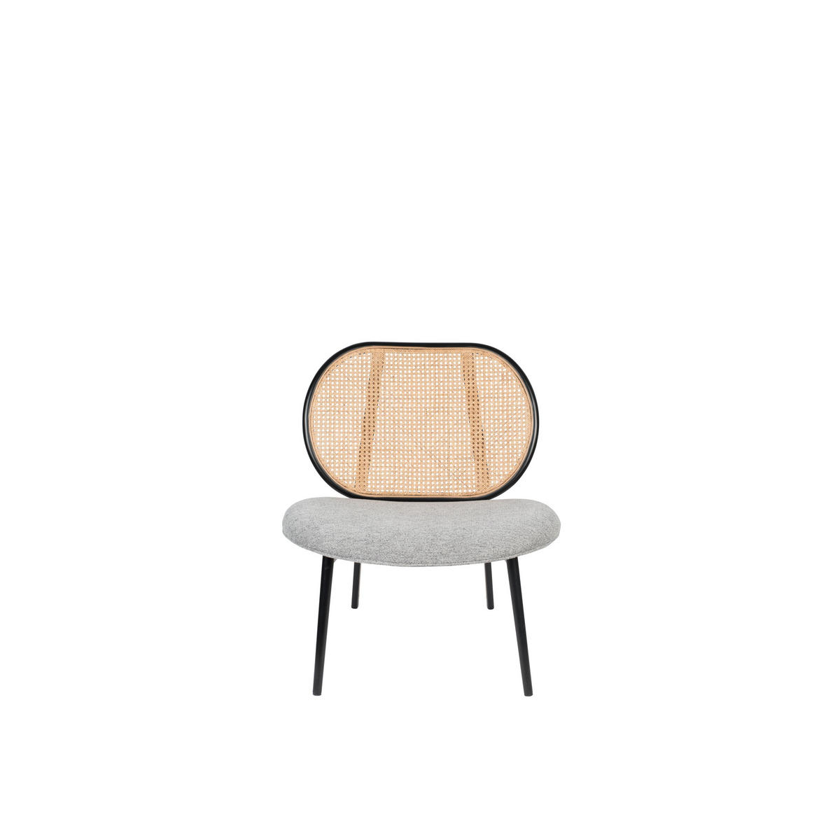 SESSEL Spike Natural/ Grau - Grau, Textil (78.6/84.1/70cm) - Zuiver